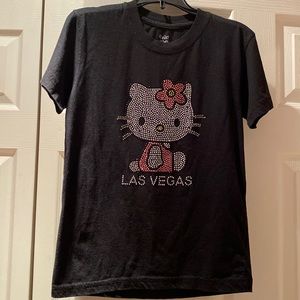 Kids’ XL Hello Kitty bedazzled t-shirt from Las Vegas.
